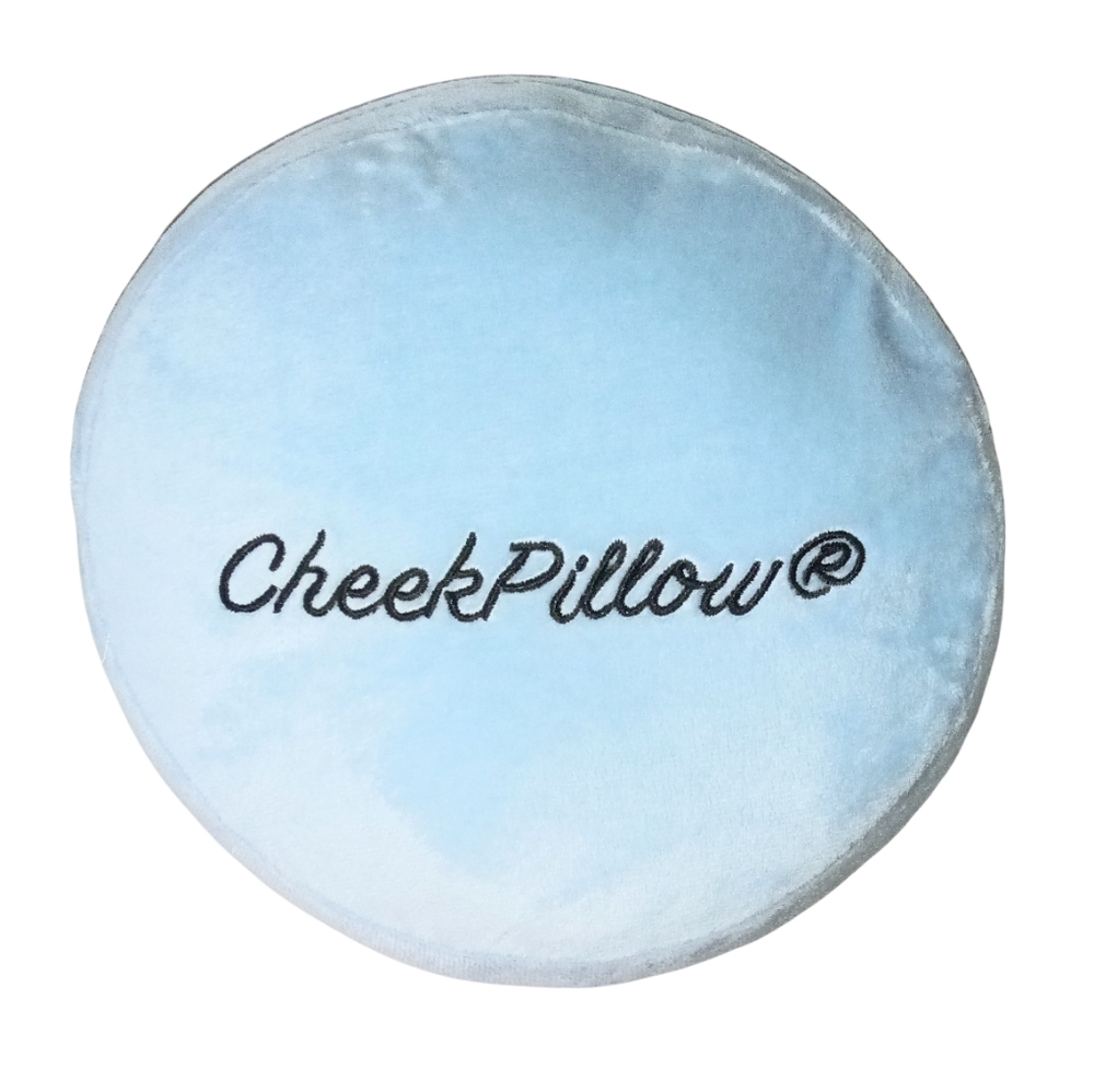 Blue Round Cushion